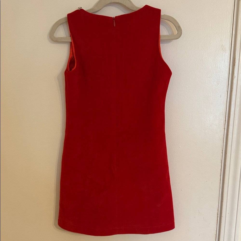 Lola + The Boys Red Velvet Bow Princess Dress - Picture 3 of 3